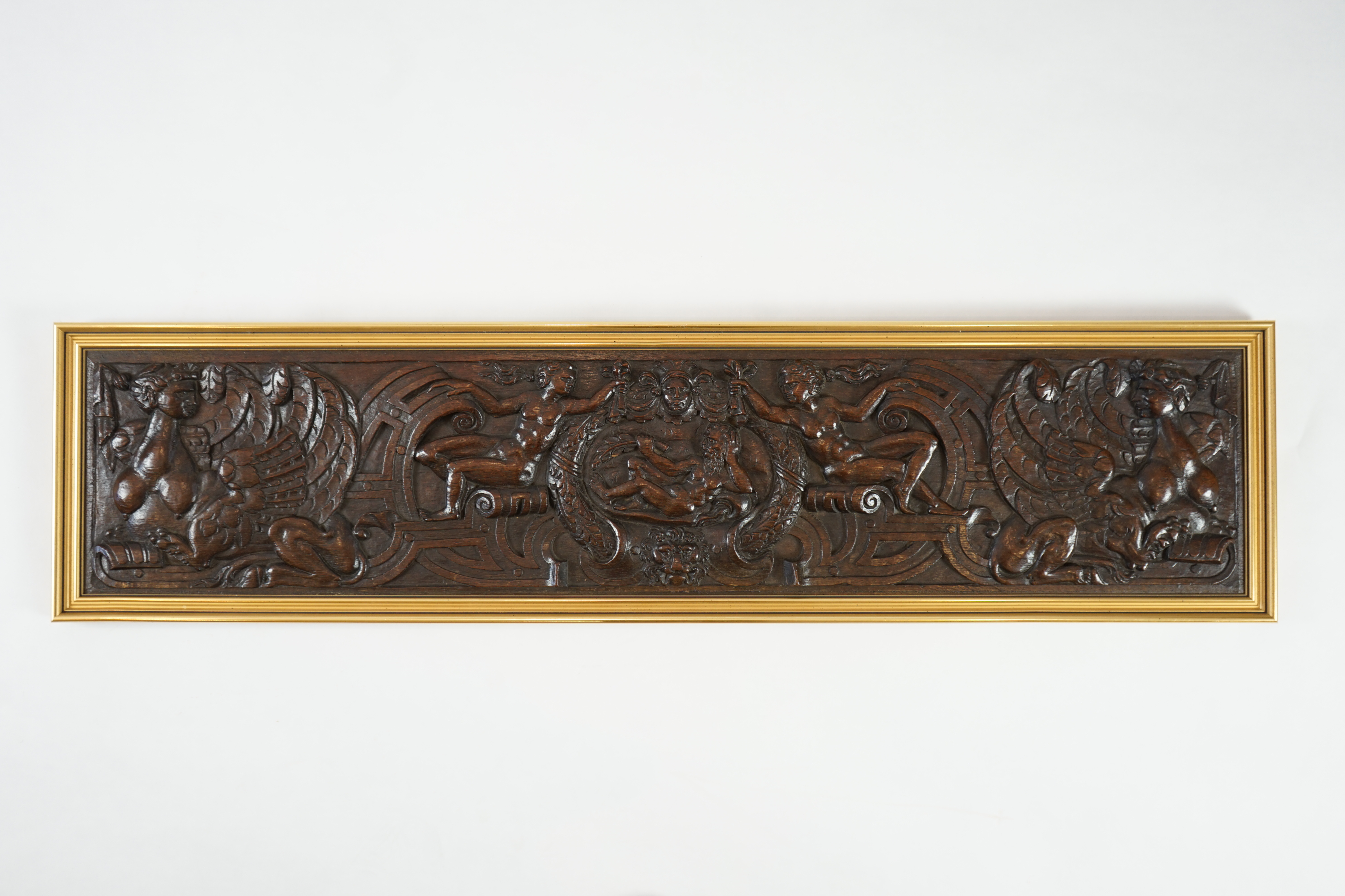 A 17th century oak panel